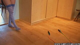 why not try topless skipping rope with those bouncing boobs?