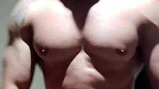 The muscular bodybuilder makes me feel aroused subscribe to channel.