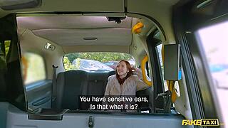 Nervous Passenger Calmed By Big Cock