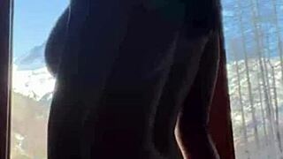 Hotwife Masturbates For Strangers In Outdoor Bedroom