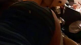 sexy blonde surf chick sucking big monster cock