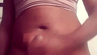 Bookiee Strokes Her Massive Shecock to Big Cum