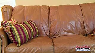 brunette milf vanessa has her pussy and ass deeply stuffed