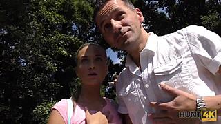 Hunter Nails Girlfriend While Stud Watches in Hunt4k Money Deal Close-Up