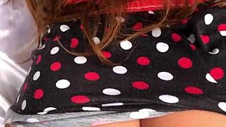 Check Out This Sexy Latina's Exclusive Red And Sheer Sex Toy Fun