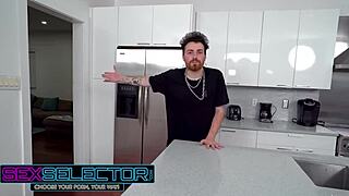 Is horny clara trinity sneaking sucks and fucks on her boyfriend's roommate?