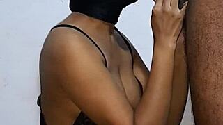 Negra Esplendida Mamando Guebo Saca La Leche Con Su Boca