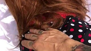 Check Out This Sexy Latina's Exclusive Red And Sheer Sex Toy Fun