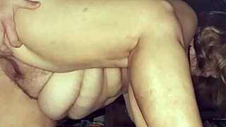 big tits and ass slammed hard with creampie