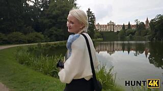 hunt4k hunter found a young 18+ and tight pussy in the park and fucked her roughly afterwards