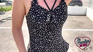 Leila, 18-Year-Old French Slut, Masturbates Before Getting Fucked