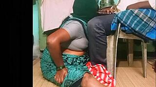 Big cock fucking with village aunty, she moans