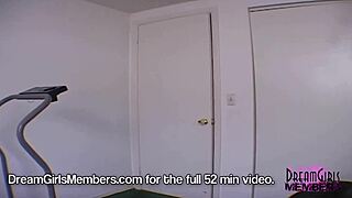 All natural beauty shaves pussy and hangs out naked