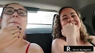 Crazy Chat In Car With Natasha Sub