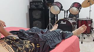 i masturbate my big cock in front of the camera