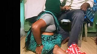 Big cock fucking with village aunty, she moans