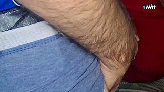 Married housewife rides cuckold, interrupted at bedroom door?