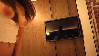 My naughty neighbor kept coming back, refusing to leave my room.