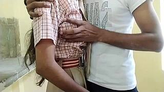 Indian desi village student fucks his school girlfriend 18