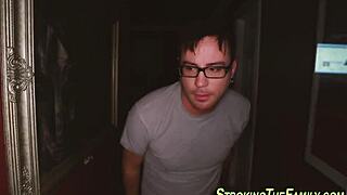 Petite Blonde Enjoys A Relaxing Session With An Older Man