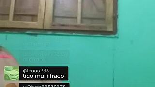 the playful game that turned into an intimate moment on live stream