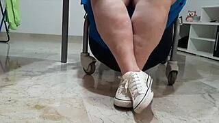 Is Coolmarina Massaging Her Hard Eggs on Floor?