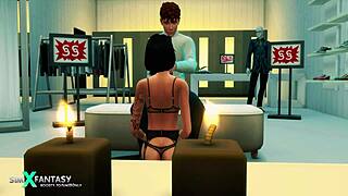 Seduced A Rich Man In A Store And Gave Anal - 3d Animation
