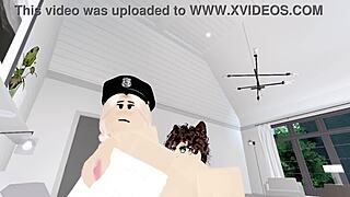 police officer catches the criminal in action