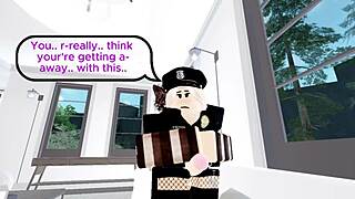 police officer catches the criminal in action