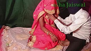 On Karva Chauth, the model enjoys intense pleasure in homemade setting