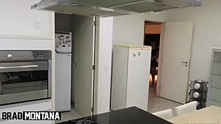 Well-Endowed Black Guy Cums Inside Beauty Angel Lima with Mark Butt