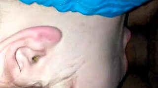 deepthroat moaning interracial blowjob