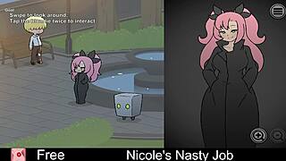 Nicole's nasty job is so erotic!