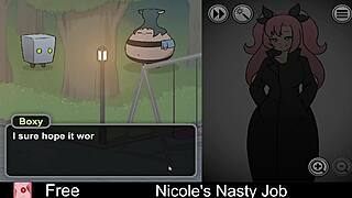 Nicole's nasty job is so erotic!