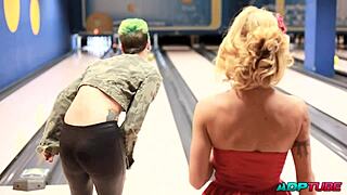 Francesca, Hunt Those Hard Cocks in the Bowling Alley!