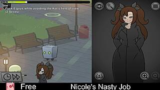 Nicole's nasty job is so erotic!