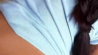 Fucking in the Mountain Outdoor with Real Couple