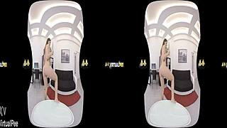 Intense Czech Brunette Dildo Toys Piss