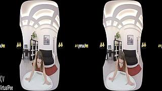 Intense Czech Brunette Dildo Toys Piss