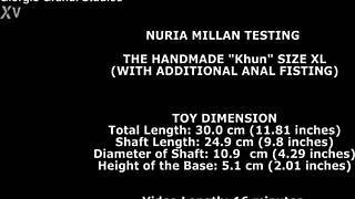 Girl tests handmade khun size