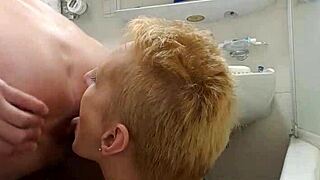 German Prostitute Milf Whore Sandra Rimming Ass Licking and Facefuck