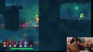 Chubby Ebony Gamer Girl Gets Fucked With Dildo While Playing Video Game