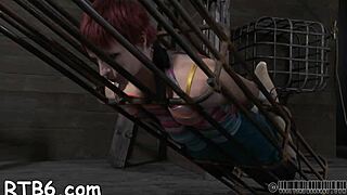 Look at these four beauties trapped in the petite cage, ready for rough fucking