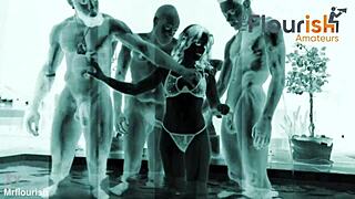 Amateur Hot Wife Bellav Bbc Gangbang