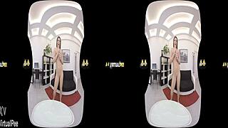 Intense Czech Brunette Dildo Toys Piss