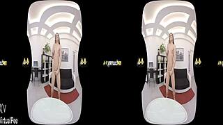 Intense Czech Brunette Dildo Toys Piss