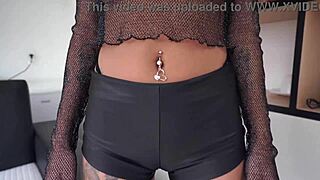 I stretch my ass with huge monster cock