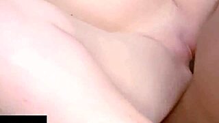 Redhead slut contrasts soft curves with big black cock in interracial riding