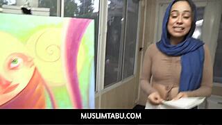 Muslimtabu - Arab Teen 18+ Dania Vegax Left Him with Blue Balls