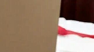 this milf in red stockings is riding my cock hard